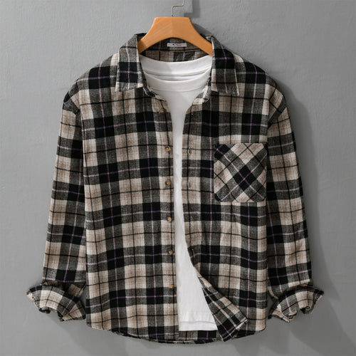 Herren Karo‑Flanell Überhemd Shop Nory