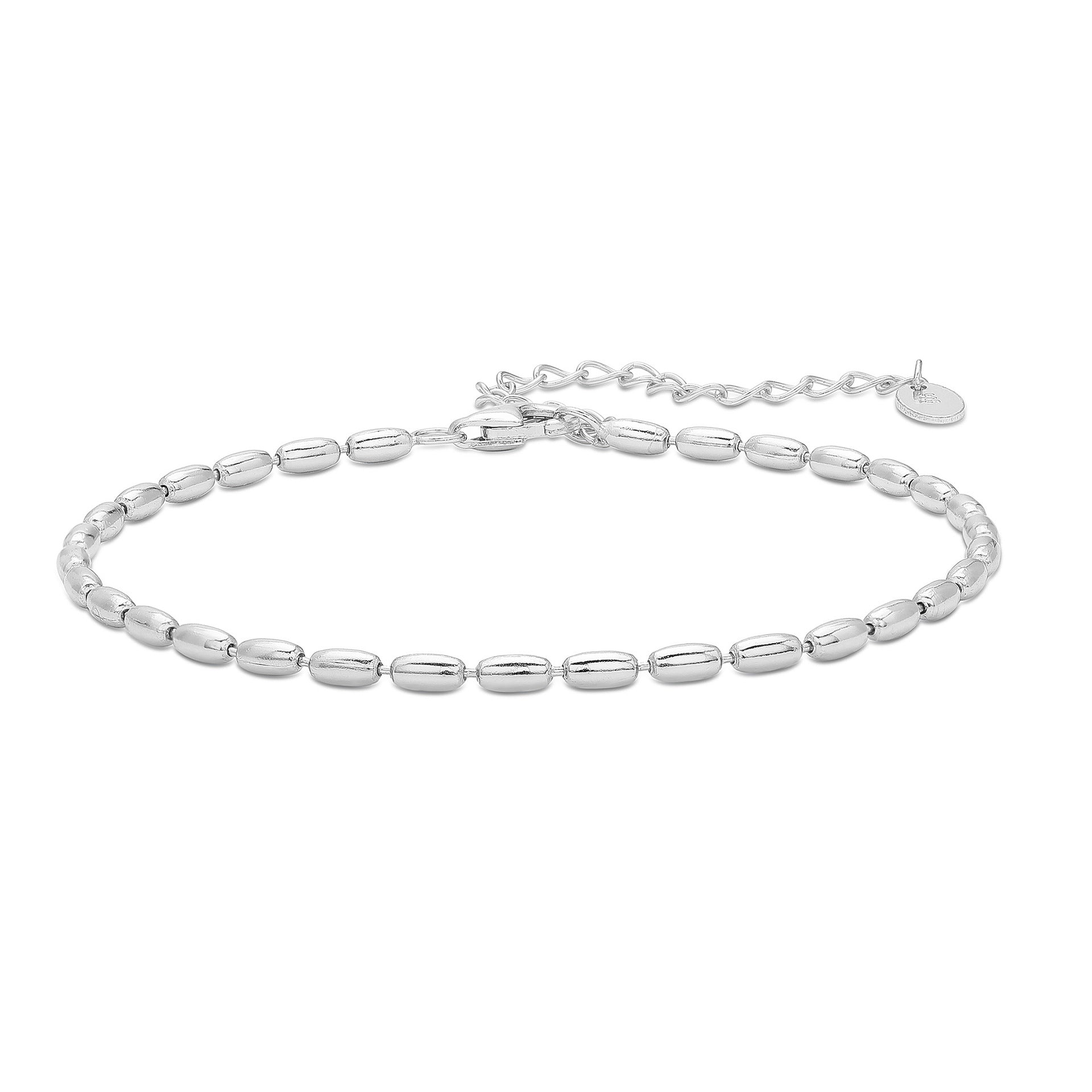 Damen Armband aus hochwertigem 925 Sterling Silber mit eleganter Kettenstruktur Shop Nory