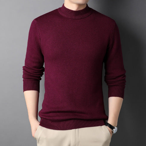 Herren Pullover mit hohem Kragen
