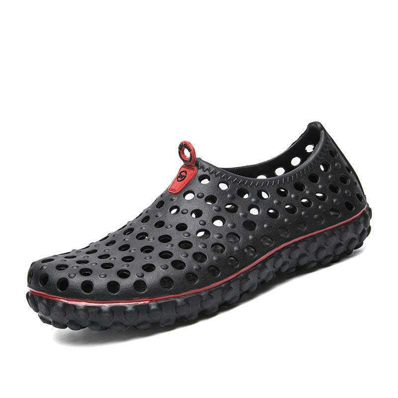 Damen Freizeit-Badeschuhe mit atmungsaktiver Oberflächenstruktur