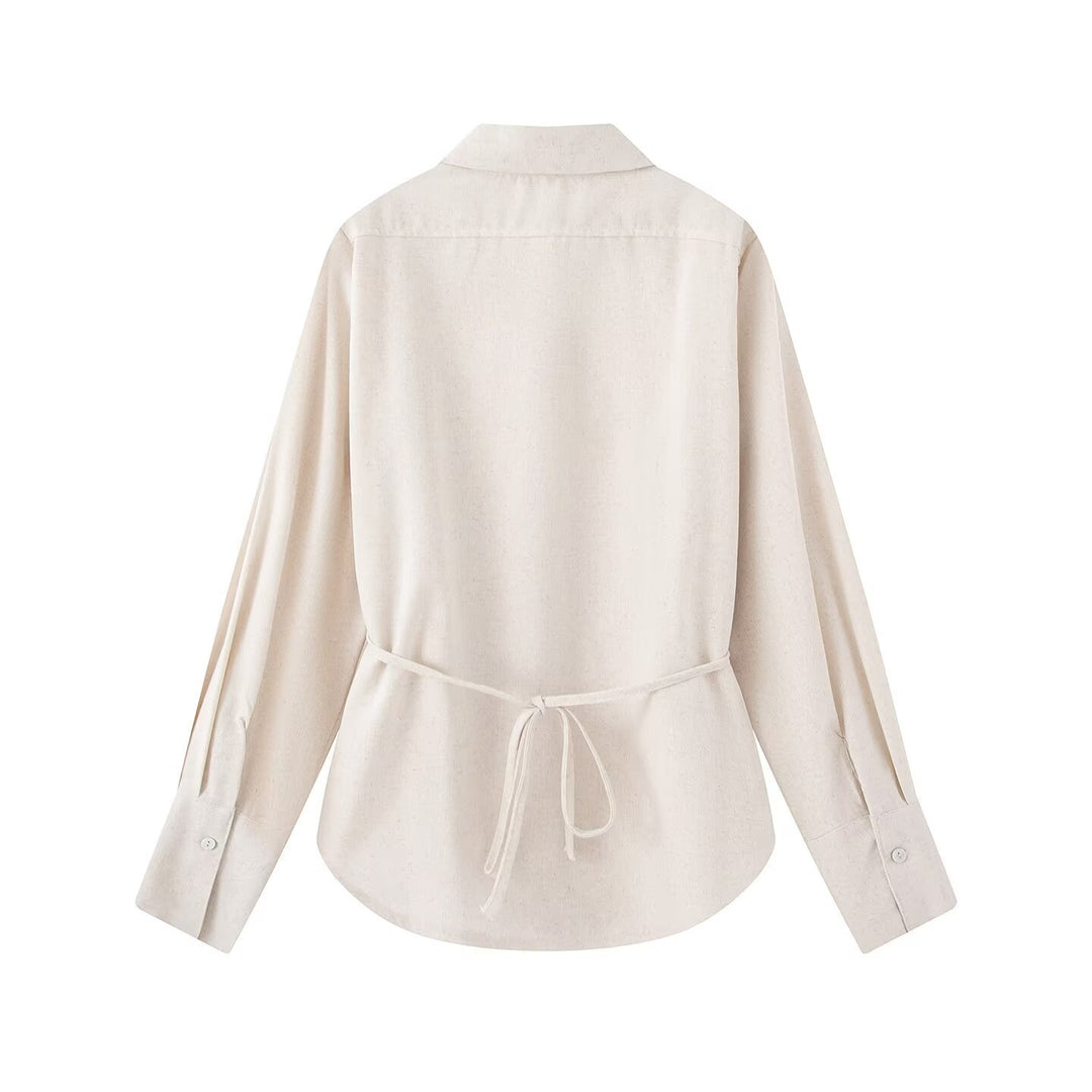 Damen Zweiteiliges Hemd- und Culotte-Set mit Taillenschnürung Shop Nory