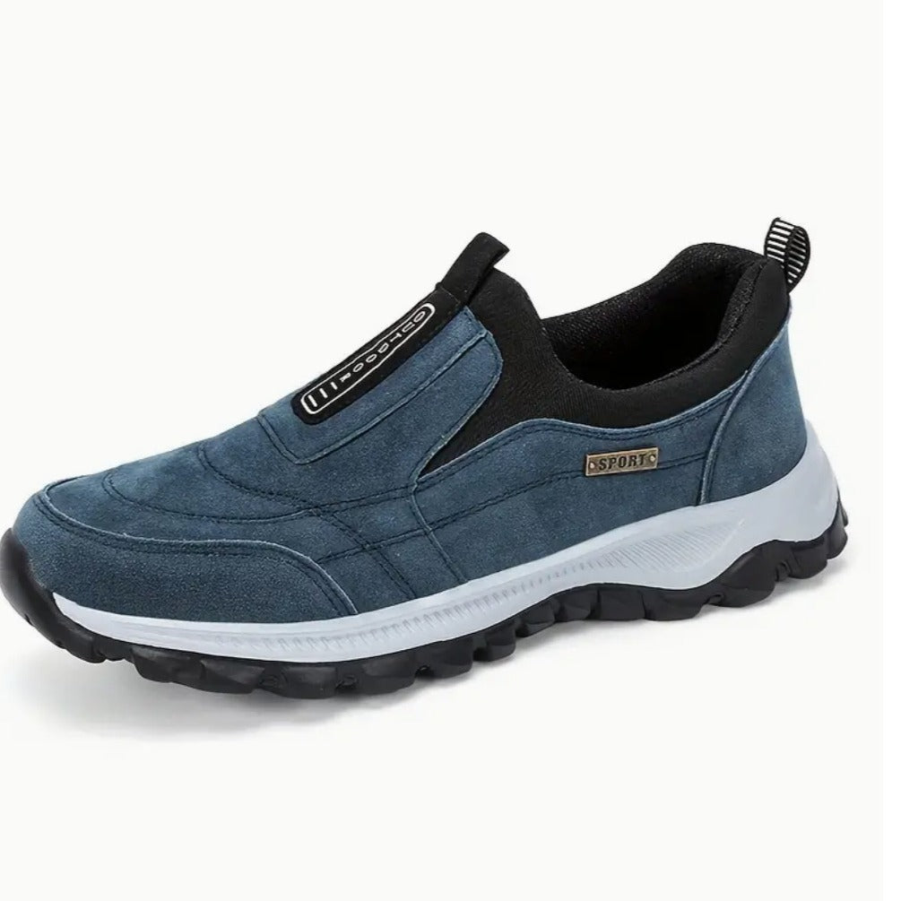 Damen Slip-On Sneakers mit elastischer Einfassung und rutschfester Profilsohle