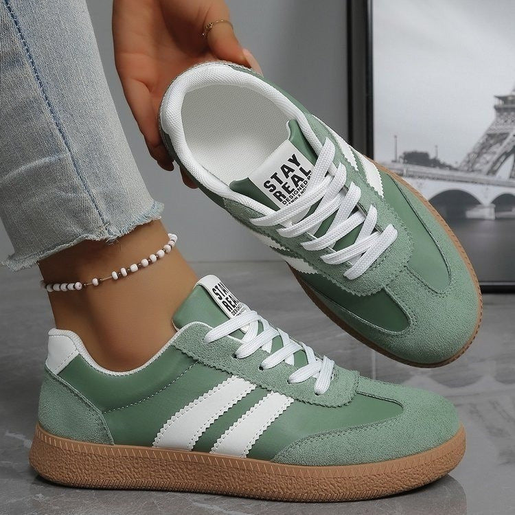 Damen Sportliche Sneakers mit strapazierfähigem Obermaterial und rutschfester Sohle