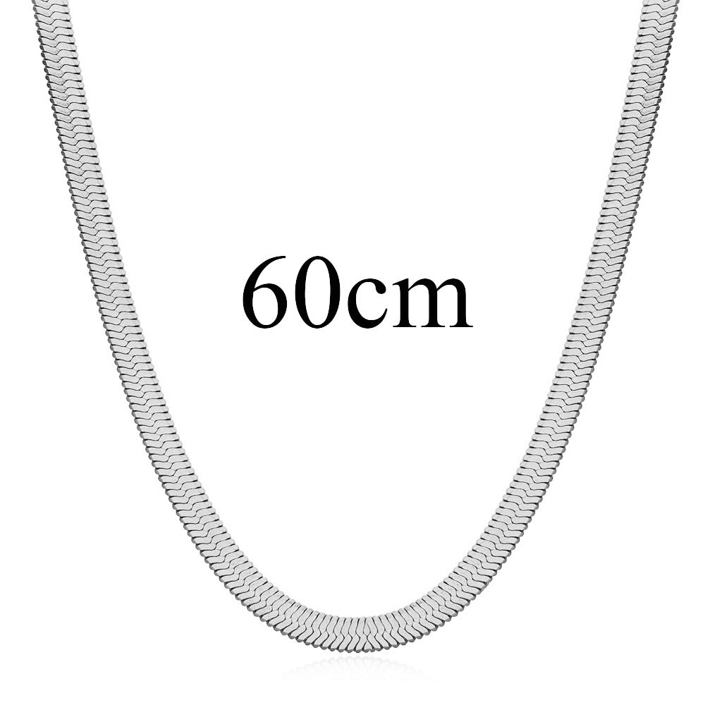Damen Halskette aus hochwertigem Edelstahl mit elegantem Zopfmuster Shop Nory