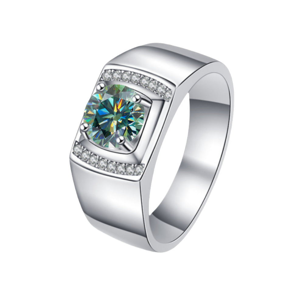 Damenring mit zartem, runden Pink-Zirkonia und funkelndem Design Shop Nory