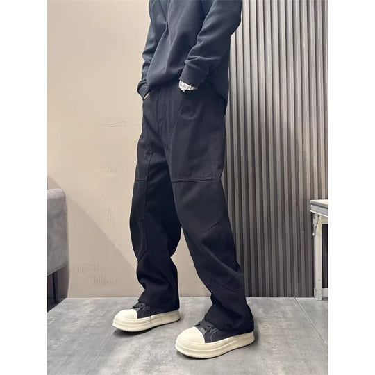 Herren Weite Cargo-Hose im Baggy-Stil mit Knieverstärkung und aufgesetzten Taschen Shop Nory