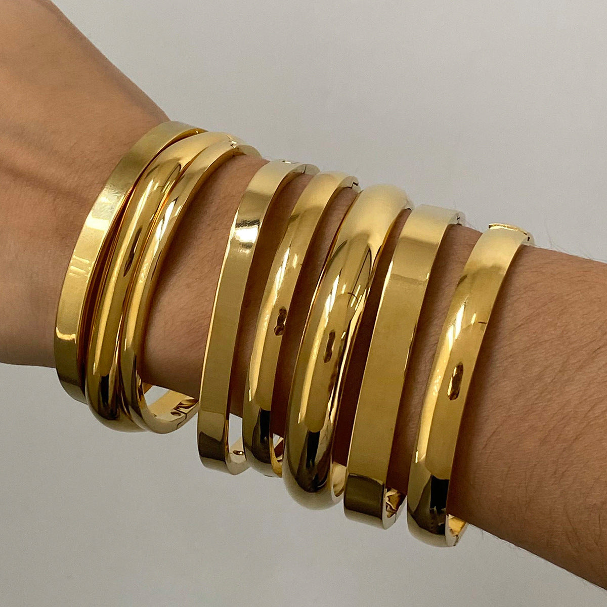 Damen Offener Armreif im modernen Multi-Strang-Design Shop Nory
