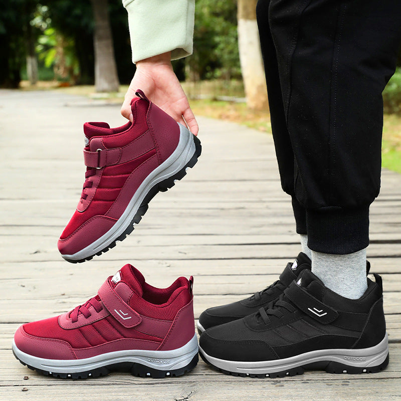 Herren nan multifunktionaler Trekking-Walking-Sneaker mit Klett- und Schnürsystem, stoßdämpfender EVA-Zwischensohle und tiefprofilierter Trailsohle Shop Nory