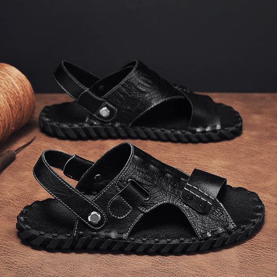 Herren Modische Sandalen mit verstellbarem Riemensystem und rutschfester Sohle
