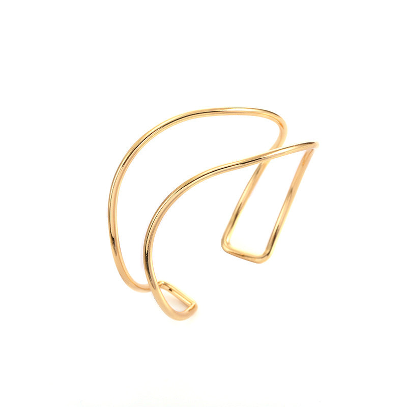 Damen Offener Armreif im minimalistischen Design Shop Nory