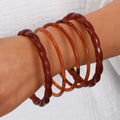 Damen Armreifen-Set aus hochwertigem, kleinem Kunststoff mit elegantem Design Shop Nory