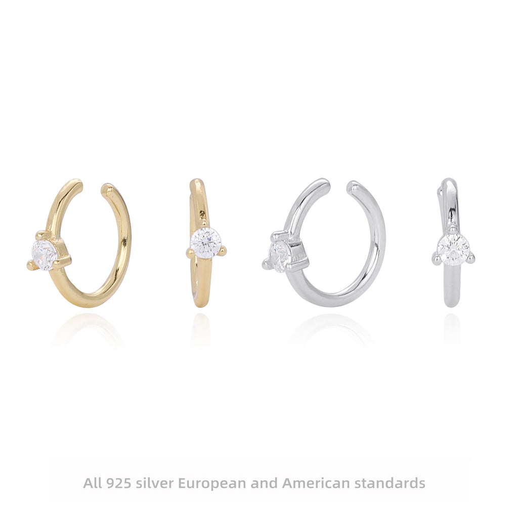 Damen Ohrhänger mit funkelndem 5A Zirkon aus hochwertigem 925 Sterling Silber Shop Nory