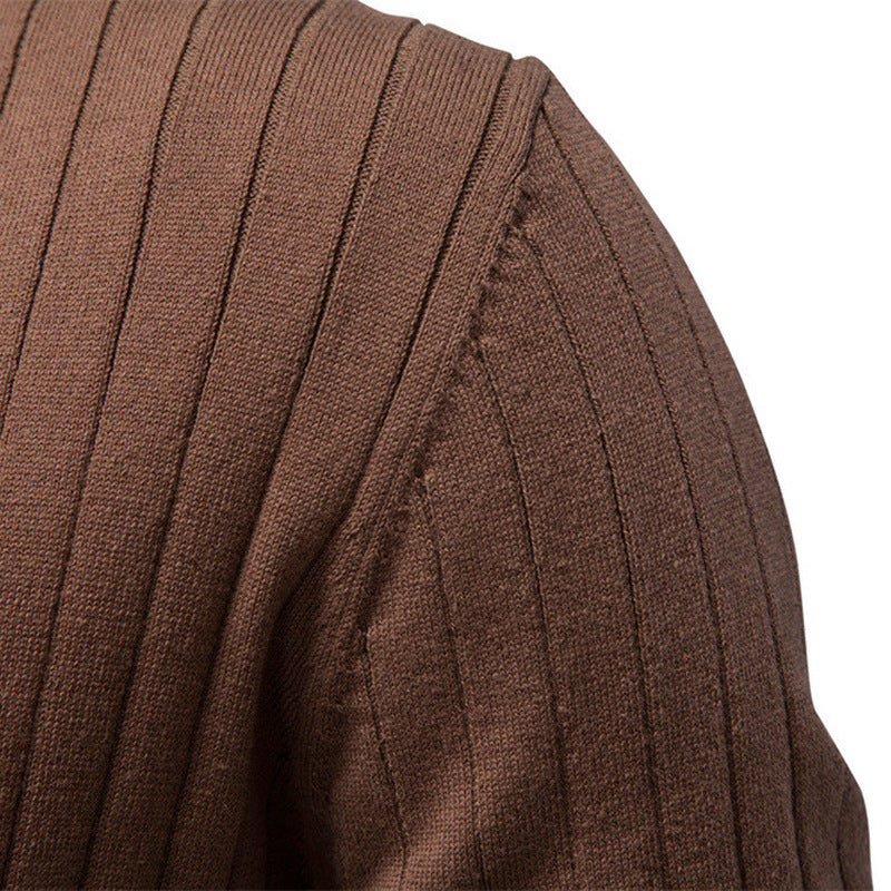 Herren nan kurzärmliges Feinstrick-Polo mit Kentkragen und Rippenstruktur