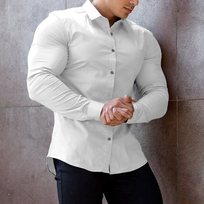 Herren Elegantes Hemd mit körpernahem Schnitt