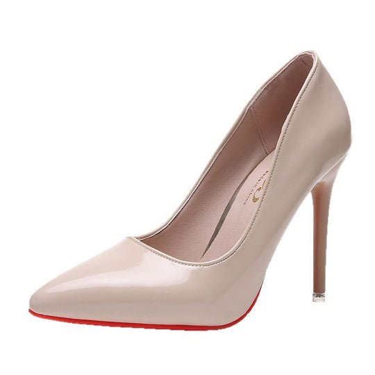 Damen Lackleder-Pumps mit spitz zulaufender Zehenkappe und hohem Stiletto-Absatz Shop Nory