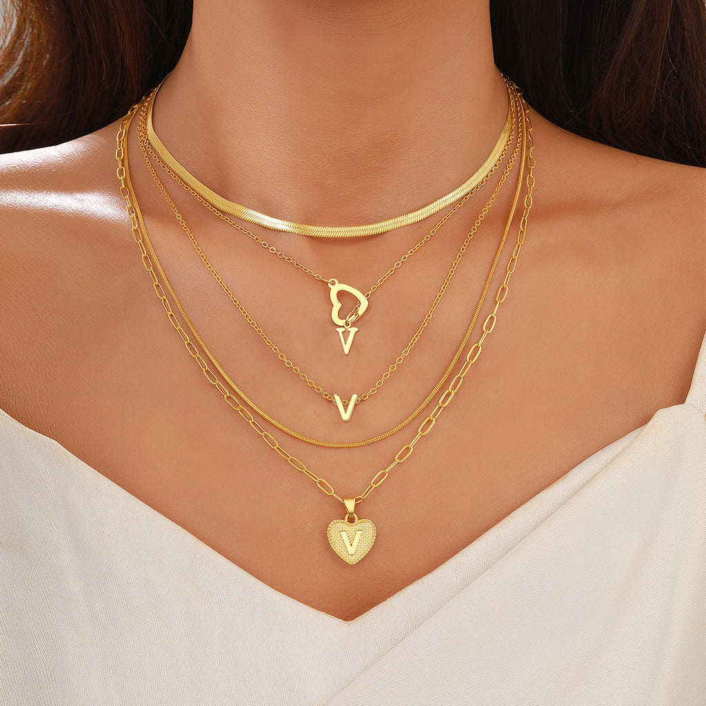Damen Halskette Set mit modernen Anhängern und eleganten Kettendesigns Shop Nory