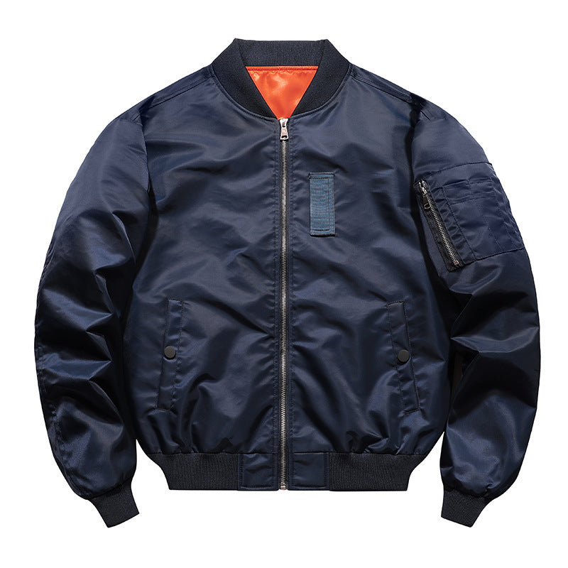 Herren Leichte Flieger-Bomberjacke mit wasserabweisender Shell und Kontrastfutter Shop Nory