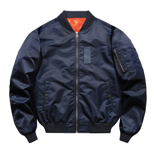 Herren Leichte Flieger-Bomberjacke mit wasserabweisender Shell und Kontrastfutter Shop Nory