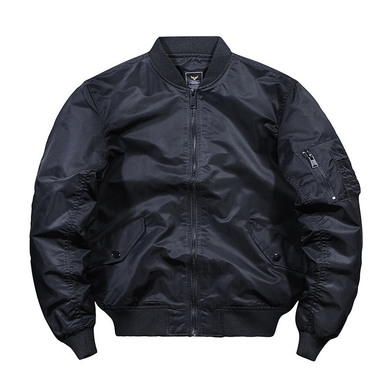 Herren Nylon-Flightbomber mit Ärmeltasche, gesteppter Thermo-Innenlage und geripptem Saum Shop Nory