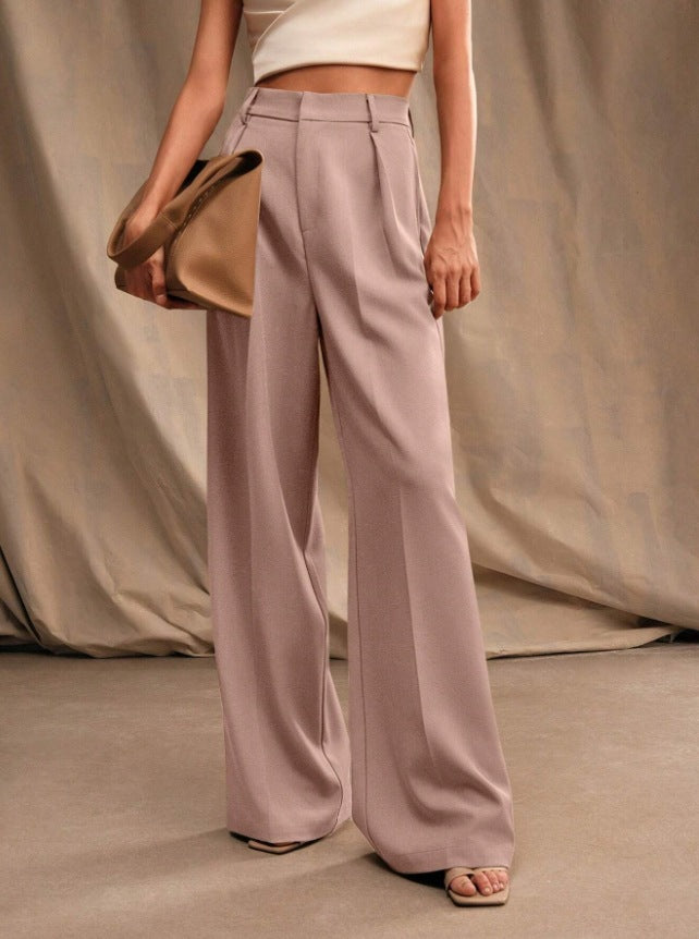 Damen weite Stoffhose