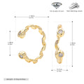 Damen Ohrhänger im eleganten, geschwungenen Design aus 925 Sterling Silber Shop Nory