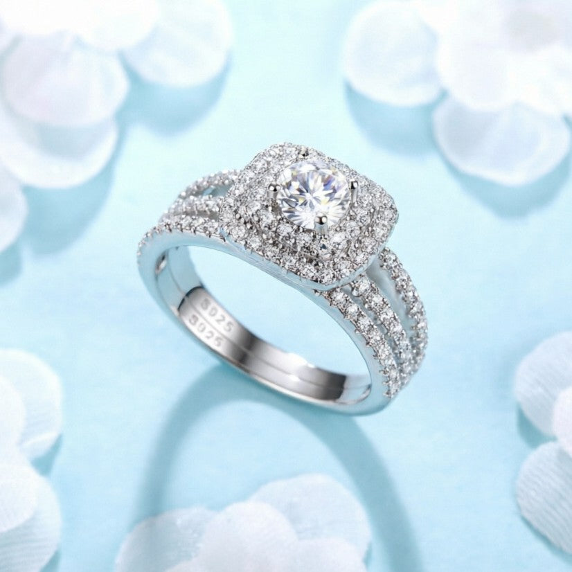 Damen Eternityring mit funkelndem Zirkonia-Besatz Shop Nory