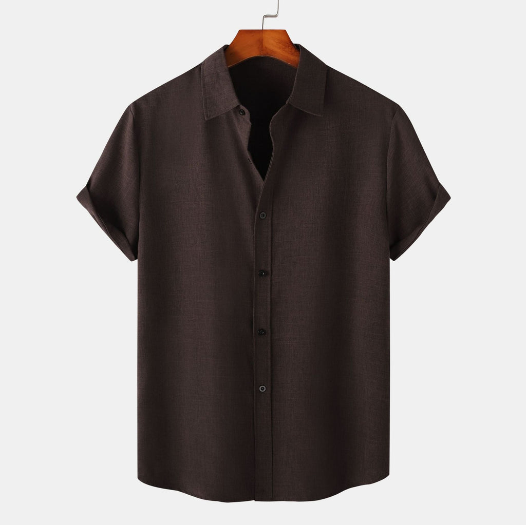 Herren Kurzarmhemd aus atmungsaktiver und komfortabler Baumwolle mit elegantem Design