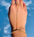 Damen Handkettchen mit funkelnden Zirkonia-Elementen Shop Nory