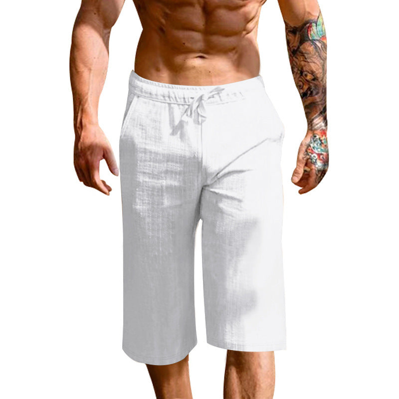 Herren bequeme Sport-Shorts mit elastischem Bund und verstellbarem Kordelzug Shopnory