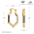 Damen Ohrringe mit eleganten Zirkon-Details und hochwertiger 925 Sterling Silberfassung Shop Nory