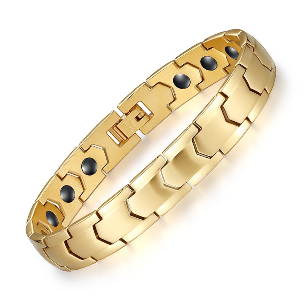 Herren Edelstahlarmband mit modernem Kettenmuster Shop Nory