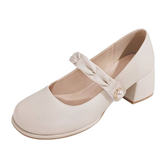 Damen Elegante Plateau-Pumps mit Schleifen-Detail Shopnory