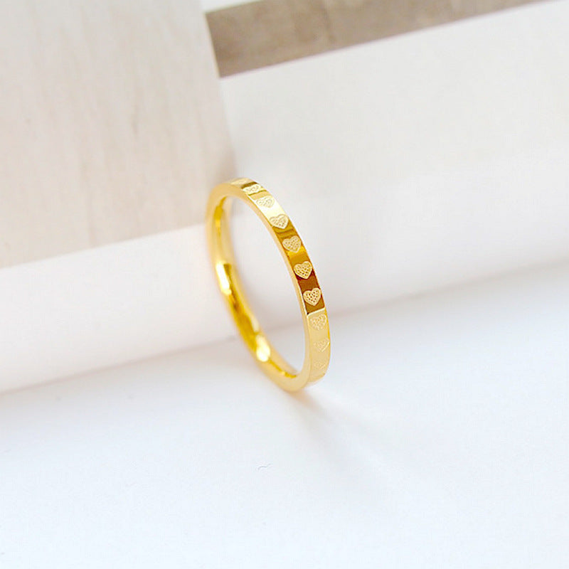 Damen Ring mit filigranem Herzdesign Shop Nory