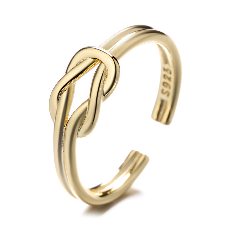 Damen Offener Ring mit elegantem Knoten-Design Shop Nory