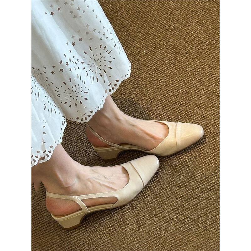 Damen Flache Slingback‑Ballerinas mit quadratischer Zehenbox und gepolstertem Komfortfußbett Shop Nory