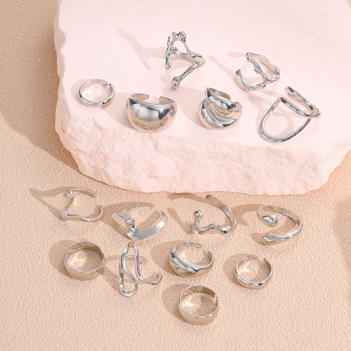 Damen Ring-Set mit stilvollen und einzigartigen Designs Shop Nory
