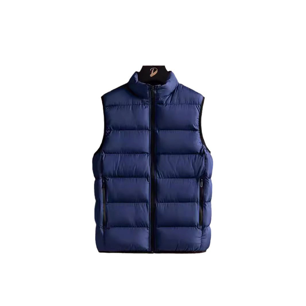 Herren Slim-Fit ultraleichte Stepp-Thermoweste mit hochschließendem Kragen und wasserabweisenden Reißverschlüssen Shop Nory