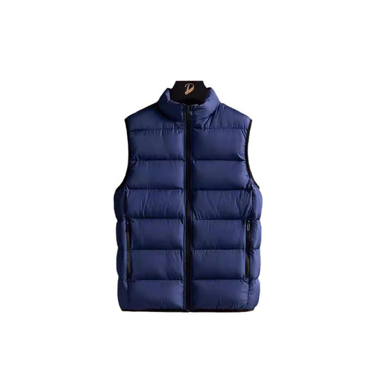 Herren Slim-Fit ultraleichte Stepp-Thermoweste mit hochschließendem Kragen und wasserabweisenden Reißverschlüssen Shop Nory