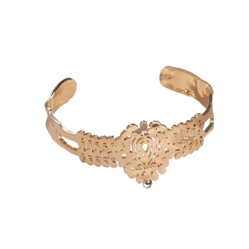 Damen Offener Armreif im modernen Bambusdesign Shop Nory