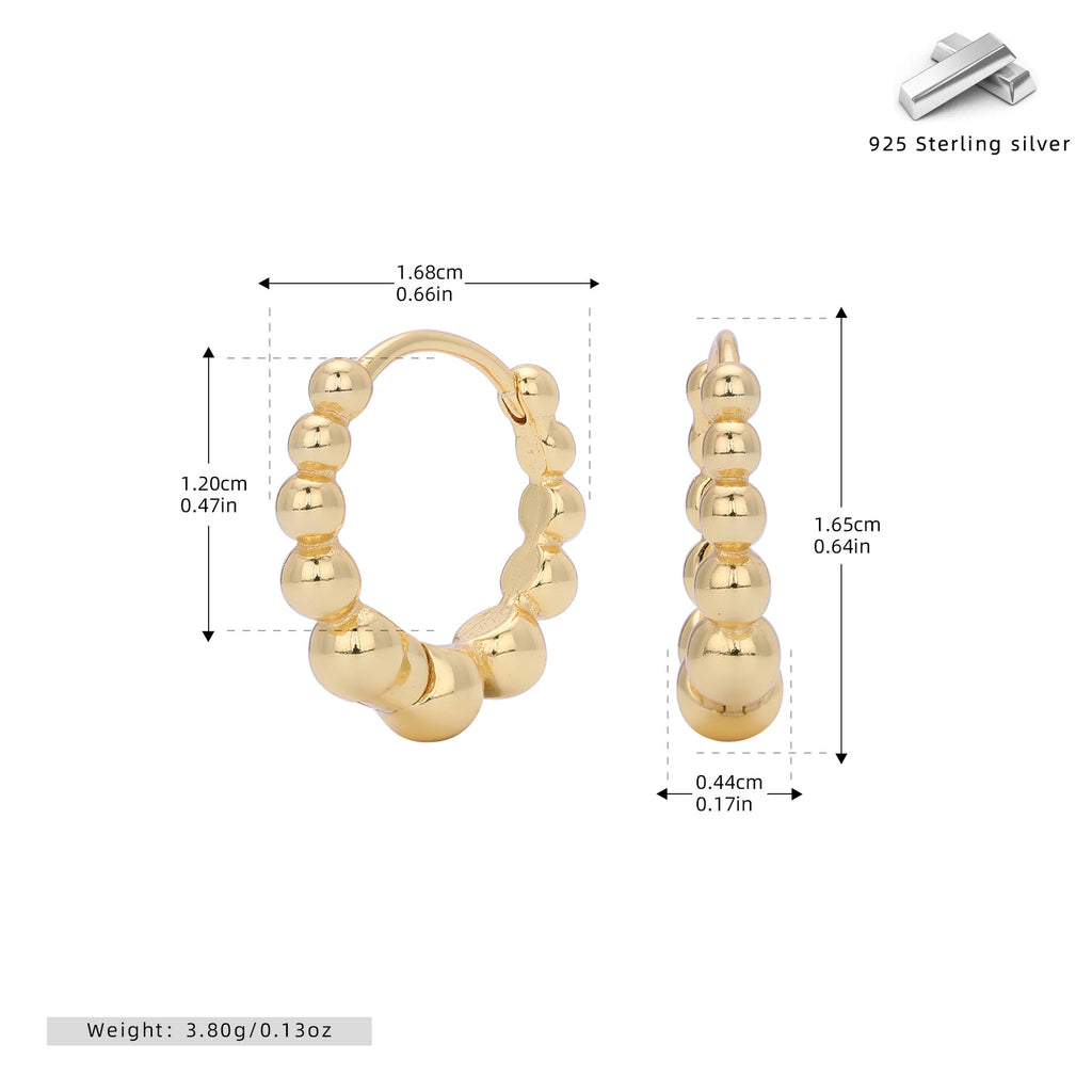 Damen Ohrhänger mit luxuriösen Perlenakzenten aus hochwertigem 925 Sterling Silber Shop Nory