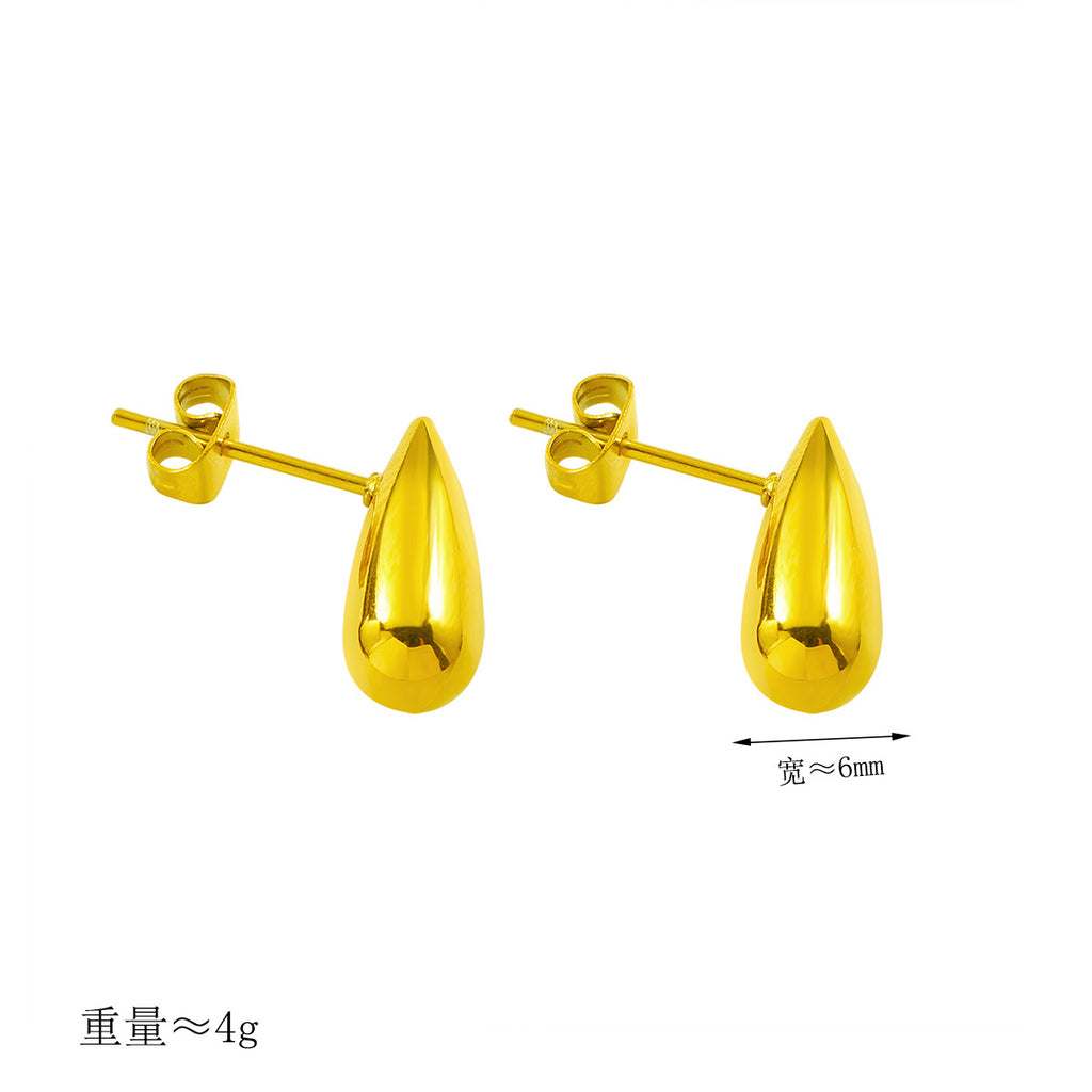Damen elegante Ohrstecker mit raffiniertem Tropfen-Design Shop Nory
