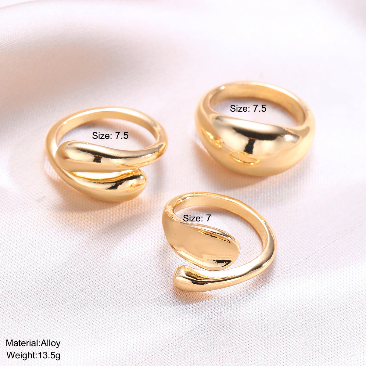 Damen Ring-Set mit modernen und kreativen Designvariationen Shop Nory