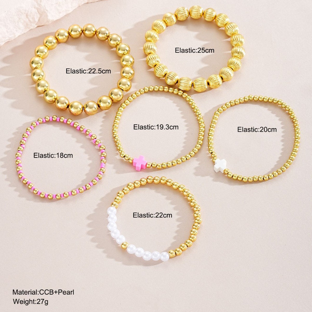 Damen Armband-Kollektion mit vielfältigen Perlen- und Strukturdesigns Shop Nory