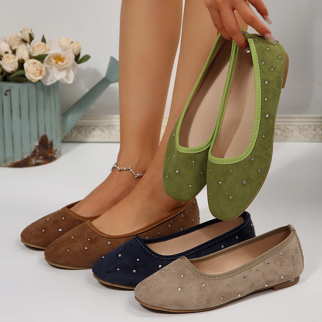 Damen Elegante und funkelnde Ballerinas