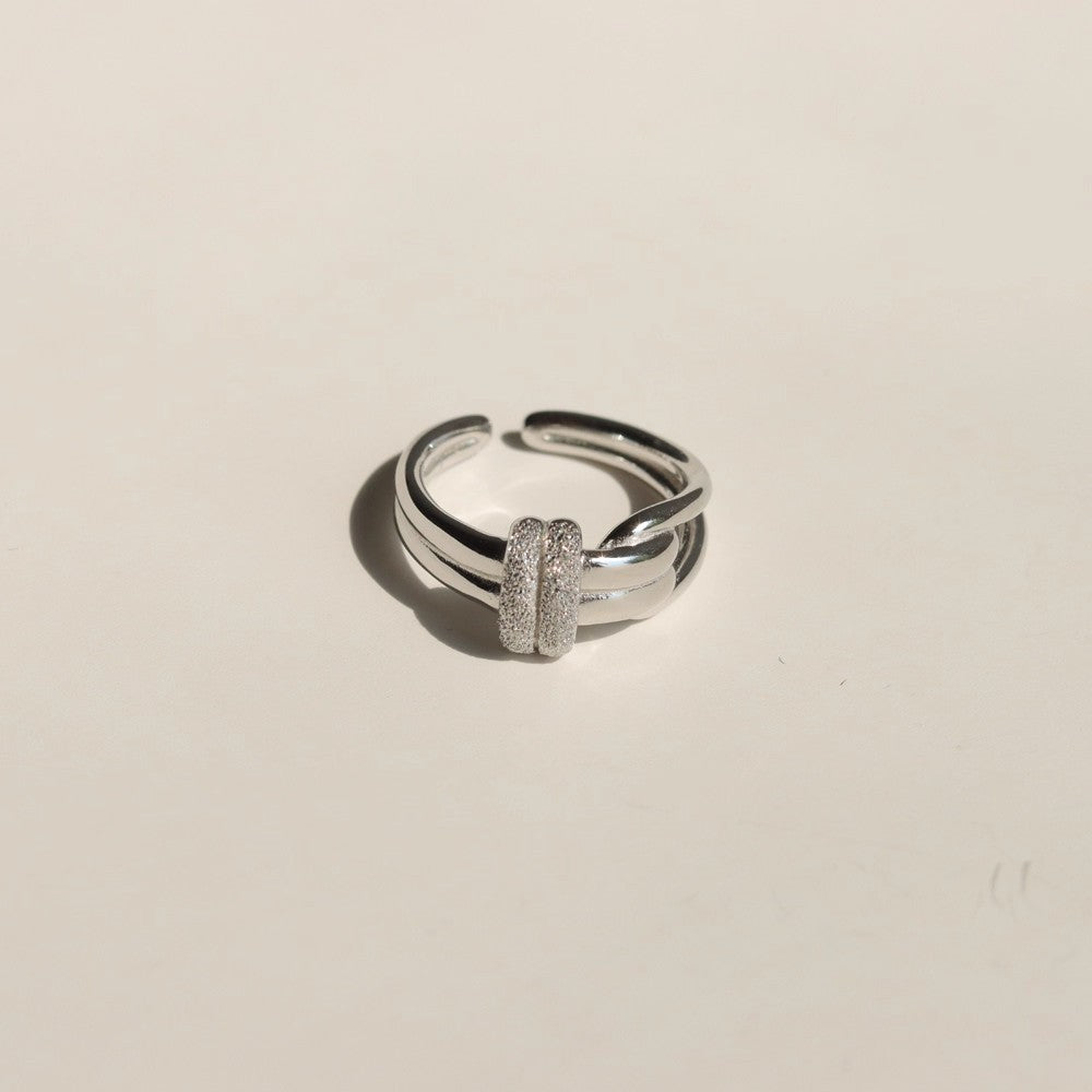 Damen Offener Ring mit elegantem gewundenem Design Shop Nory