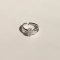 Damen Offener Ring mit elegantem gewundenem Design Shop Nory