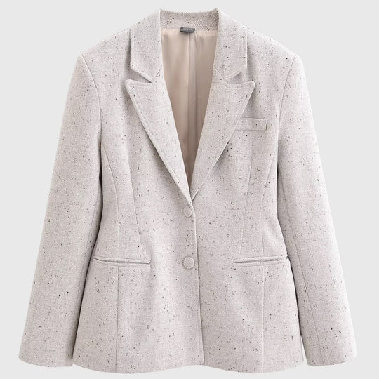 Damen Taillierter Bouclé‑Blazer mit Wiener Nähten und verdeckter Knopfleiste Shop Nory