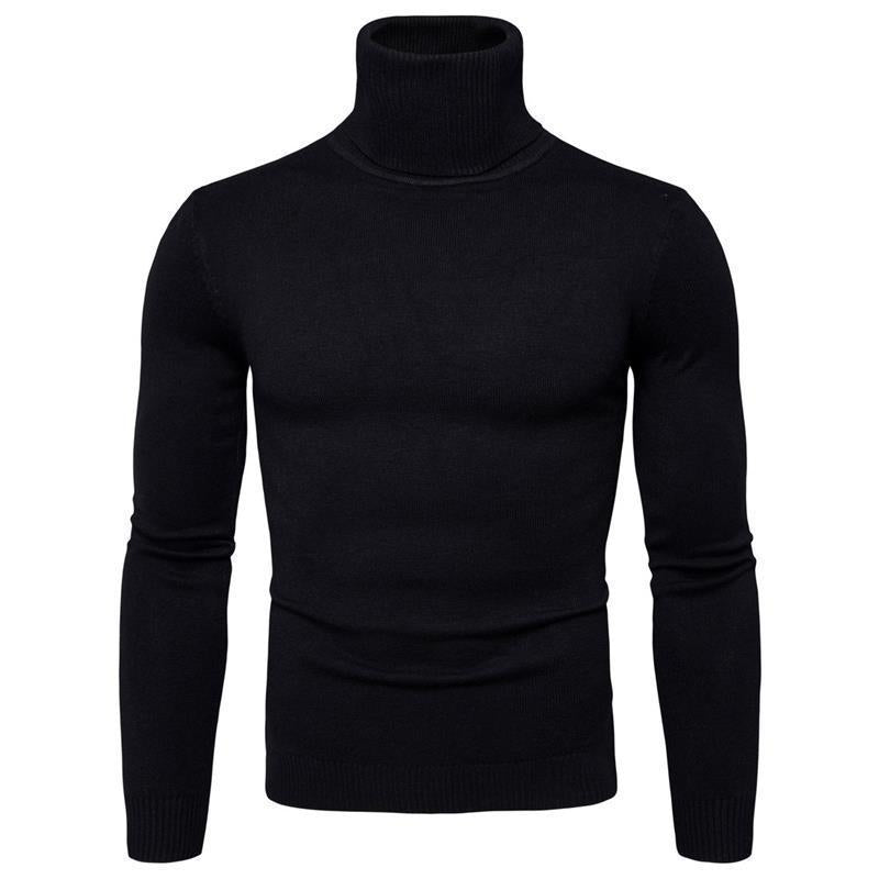 Herren Rollkragenpullover aus feiner Merinowolle