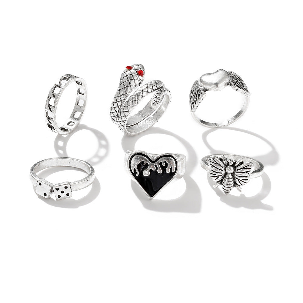 Damen Ring-Set mit kunstvollen Motiven und individuellem Design Shop Nory
