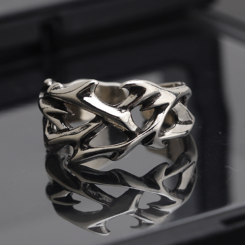 Damen Designer-Ring mit floralen und organischen Elementen Shop Nory